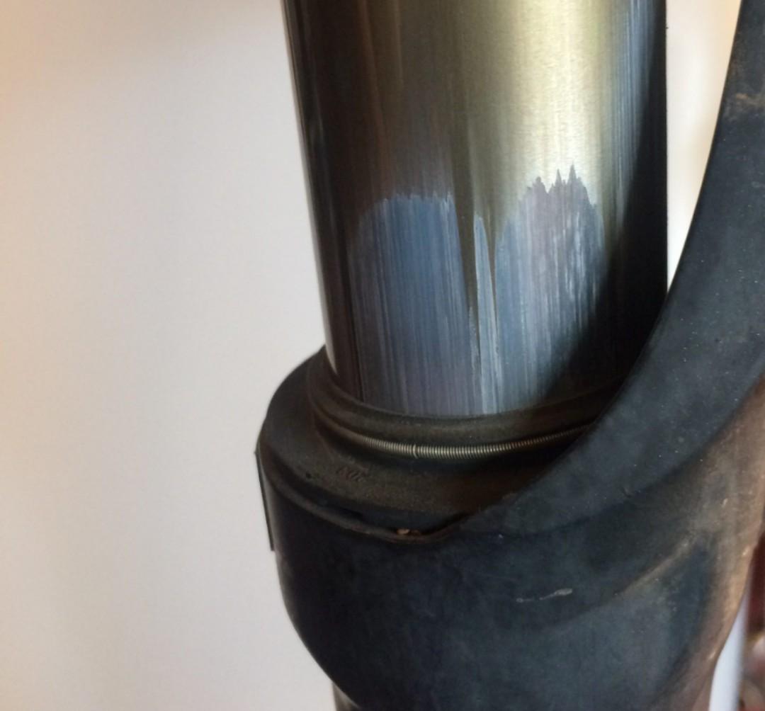 Fork Oil leaking? Fork seal broken?, Motorcycles, Motorcycle Accessories on Carousell