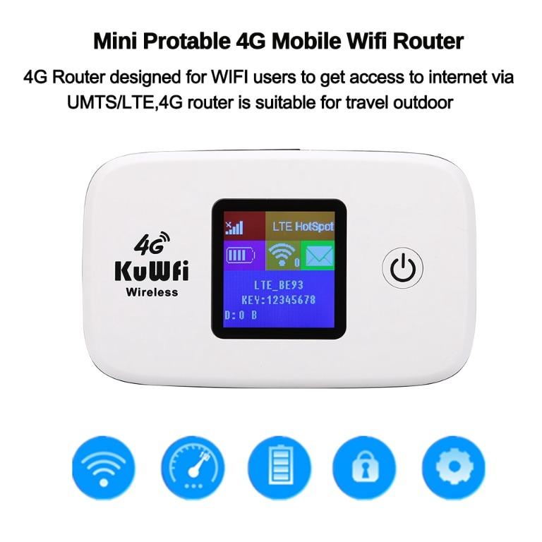 Free Shipping Kuwfi Cpe 150mbps Wireless Router Portable Mobile Wifi Hotpot 3g 4g Lte Routers Unlocked Global Sim Card Tdd Fdd Router With Sim Electronics Others On Carousell