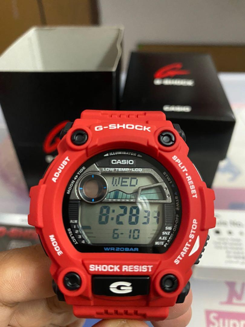 Mat moto 2025 merah g shock