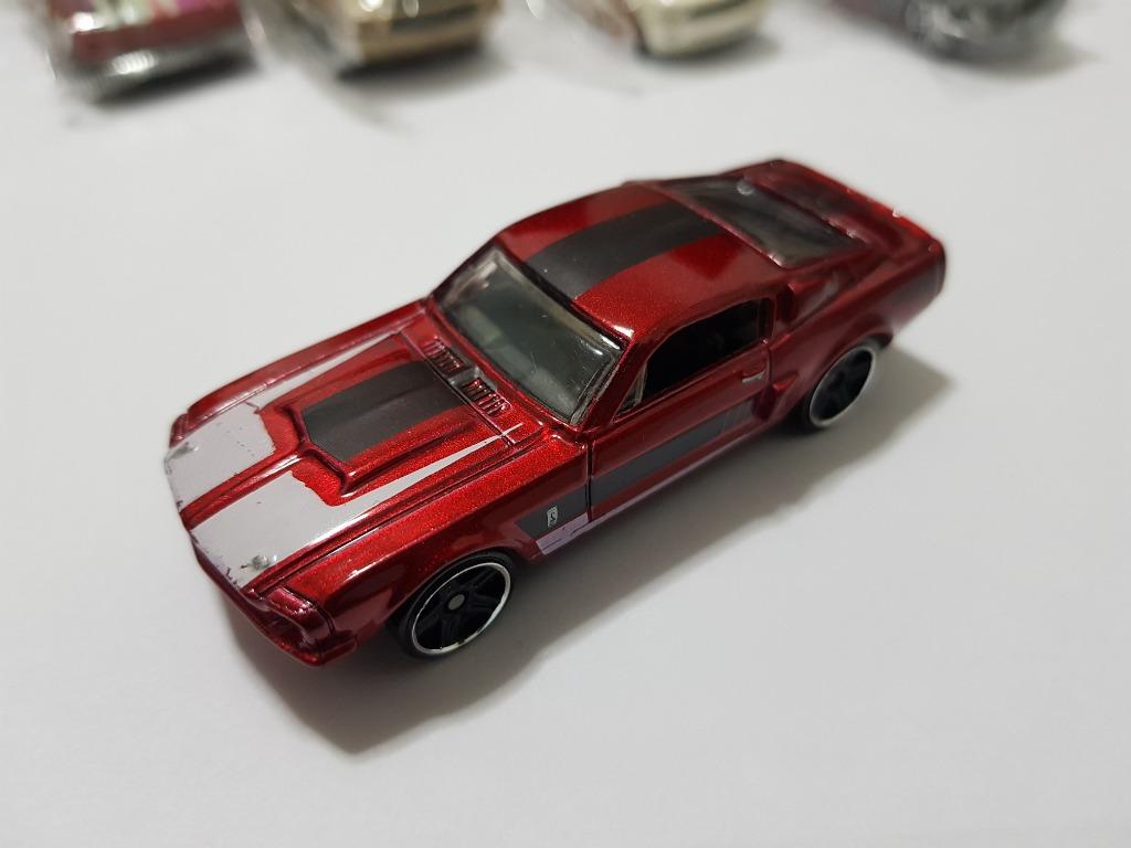 Hot Wheels 67 Shelby GT500 2010 red PR5 Hobbies Toys Toys