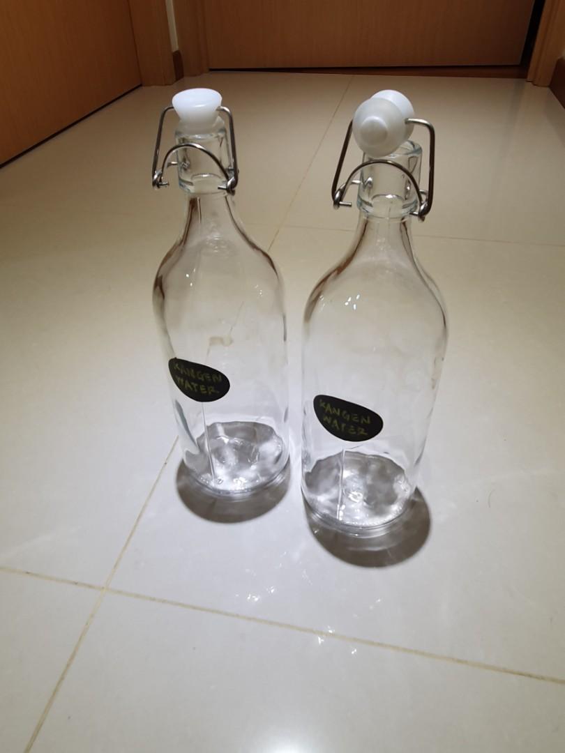 Ikea Glass Bottles, Furniture & Home Living, Kitchenware & Tableware