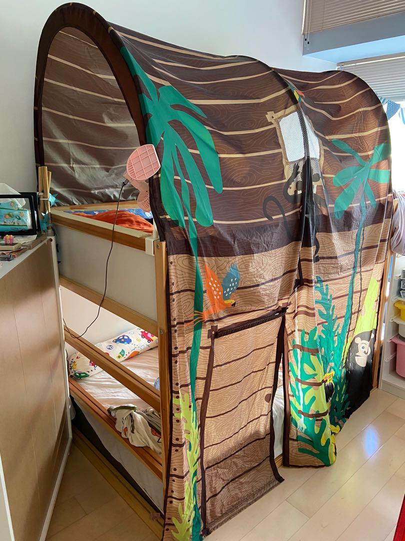 Free Ikea Kura Bunk Bed Tent Comes For, Ikea Bunk Bed Tent