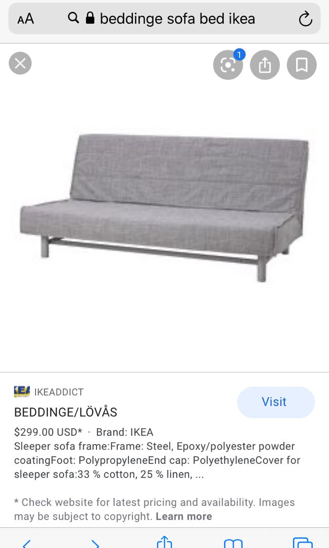 Ikea Sofa Bed 1591760447 Aa486b0b 