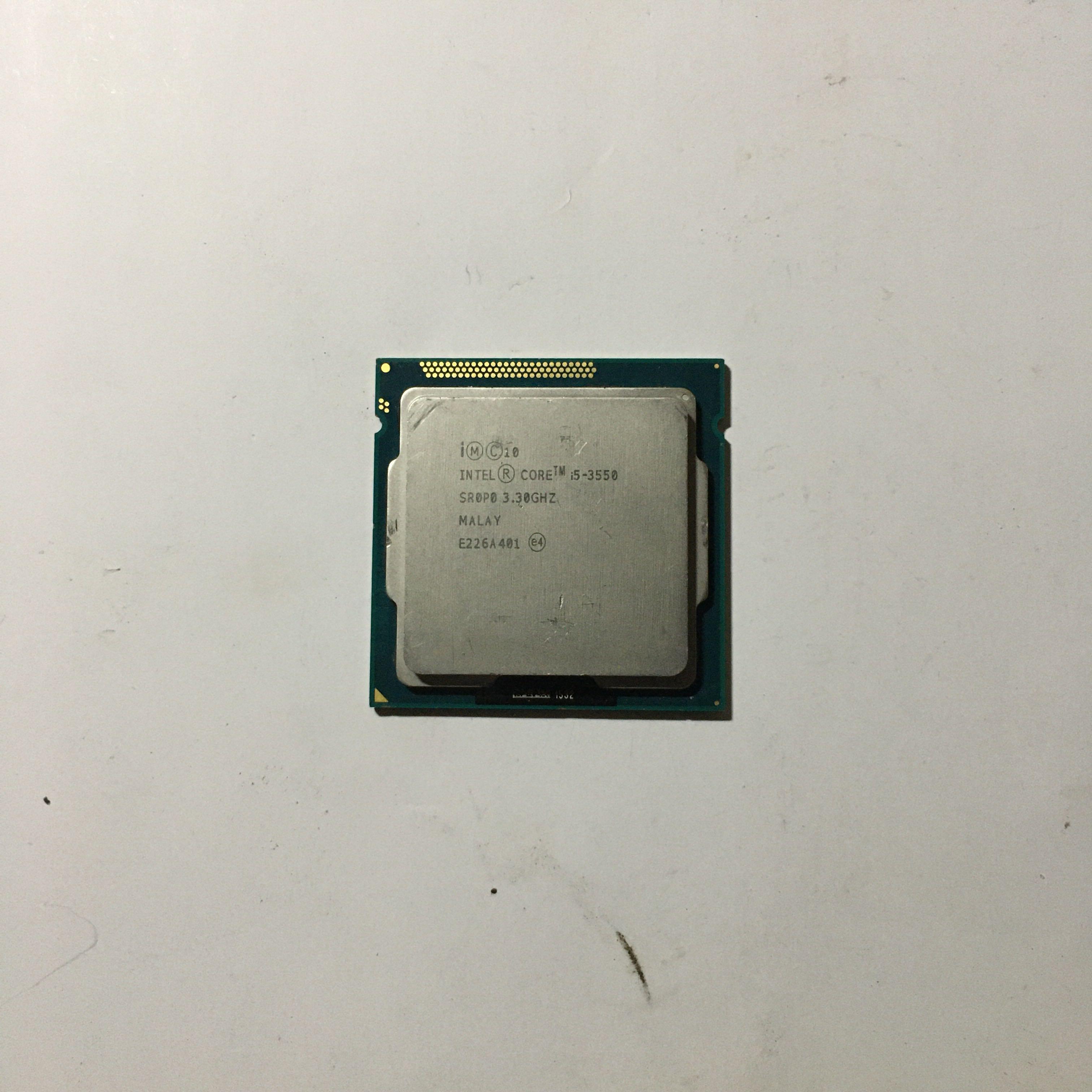 INTEL I5 3550 (Processor Only), Computers & Tech, Parts & Accessories ...