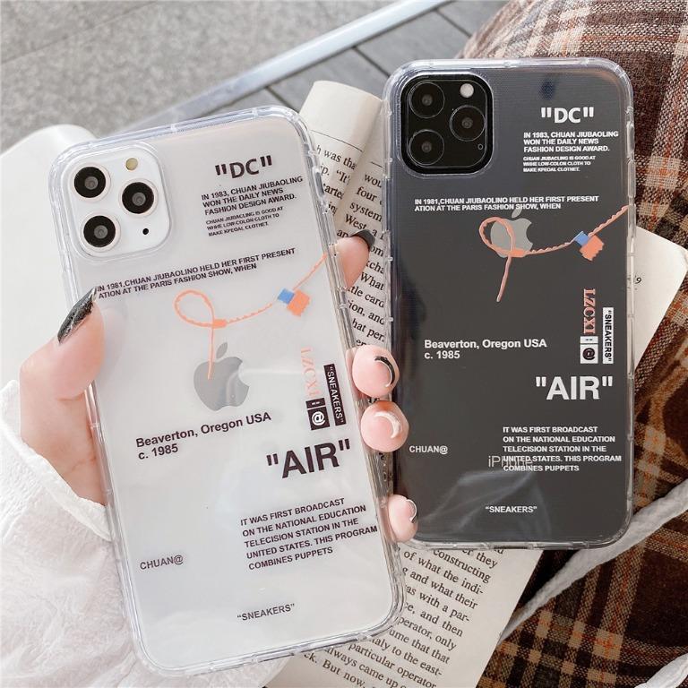 Iphone 11 Soft Nike Off White Case Mobile Phones Tablets Mobile Tablet Accessories Cases Sleeves On Carousell