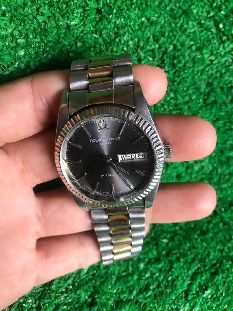 Jam Tangan Solvil Et Titus Automatic Swiss Made Fesyen Pria Jam Tangan Di Carousell