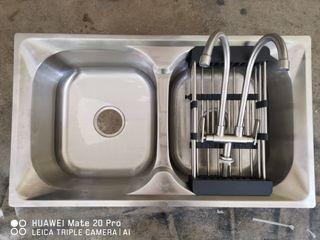 Sink 2 Bowl Kitchen Appliances Carousell Malaysia