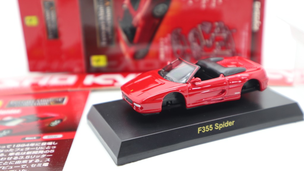 Kyosho 1/64 Ferrari F355 Spider 1994 京商法拉利355 合金模型車RED