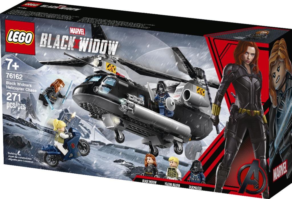 Lego Marvel 76162 Black Widow Helicopter Chase Toys Games Toys On Carousell