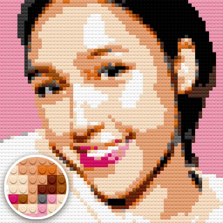Diy lego portrait store