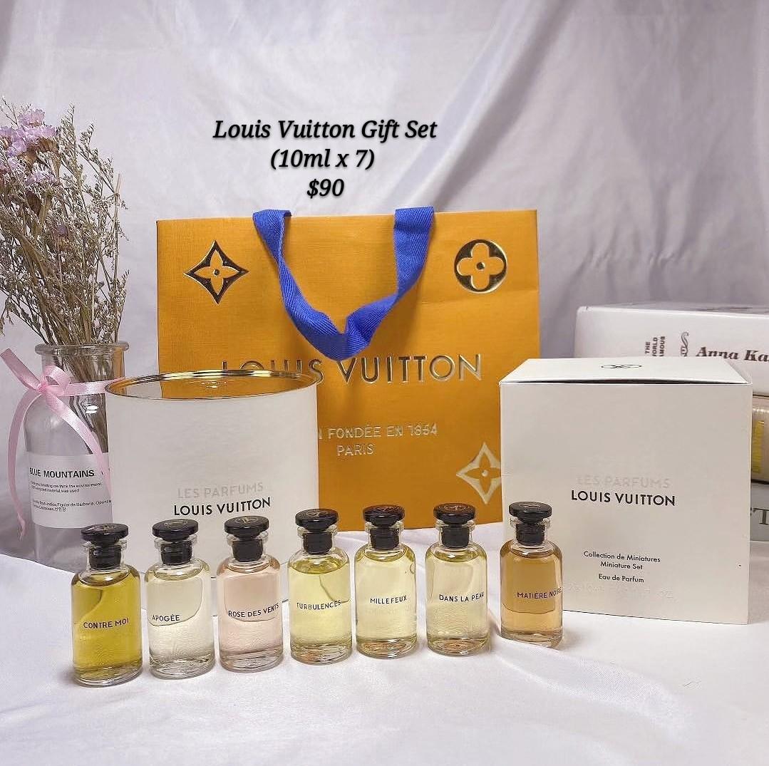 Lv perfume miniature gift set, Beauty & Personal Care, Fragrance &  Deodorants on Carousell