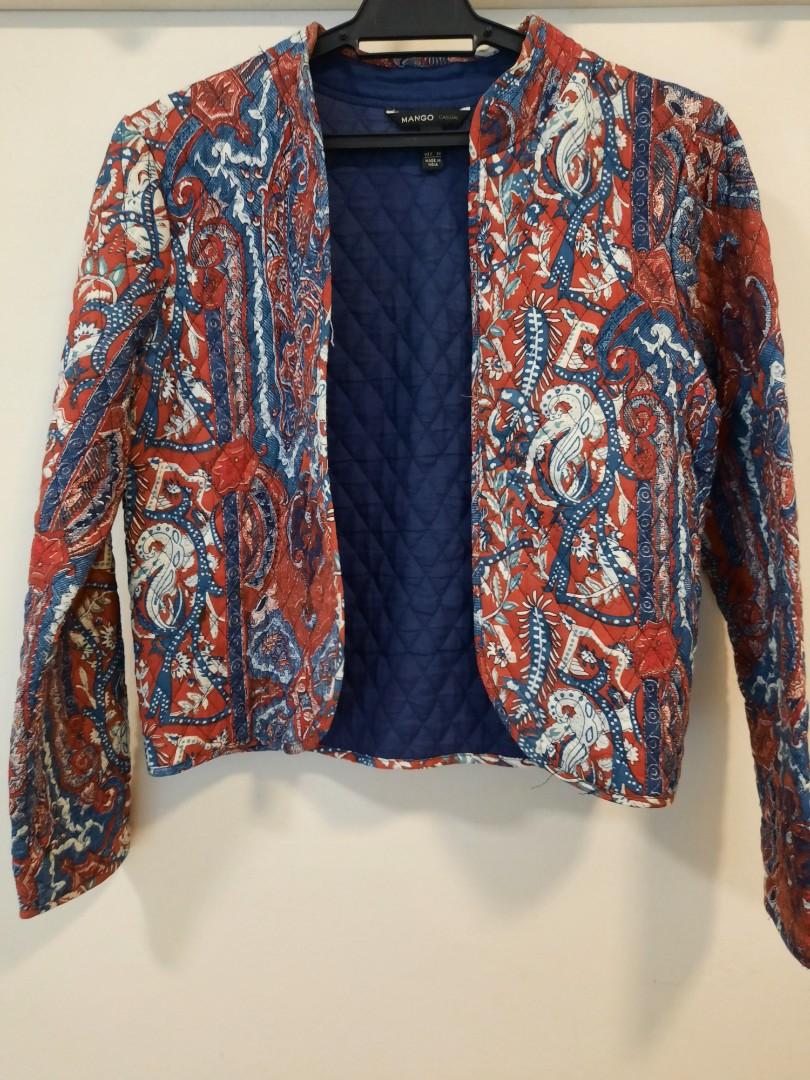 MANGO Jacket (Category: Coats, Jackets and Outerwear) located in Kuala Lumpur. Submitted by silasilah (Listing ID 1012538020, Image 1). Description: Direct Transfer Only Brand : Mango Size : S Condition : Used but in good condition Price : Does not include postage fees.