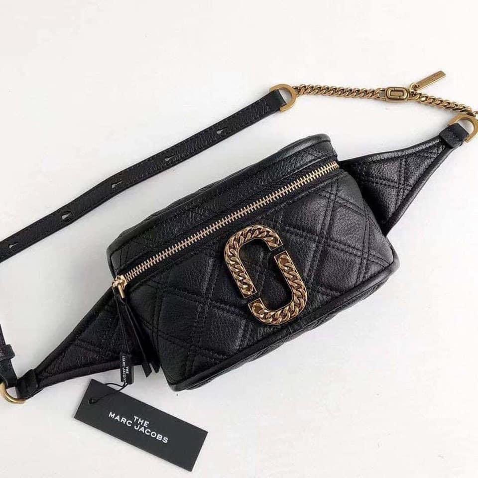 Marc Jacobs Belt Bag In Quilted Leather With Paperclip | Lupon.Gov.Ph