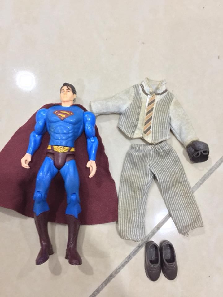 Toys Meteorite TM02 1/6 Superman Clark Kent Reporter office suit in stock 