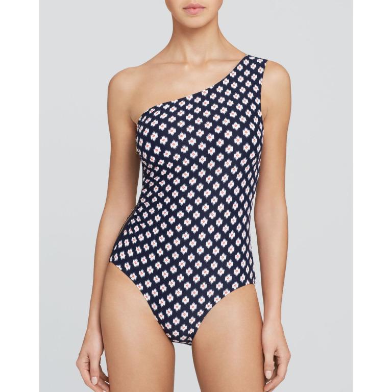 Michael kors one shoulder swimsuit top