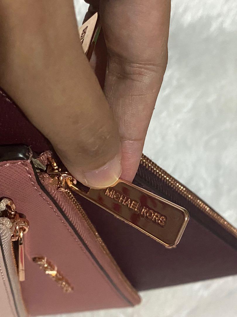 Michael kors jet set travel wristlet trio hot sale
