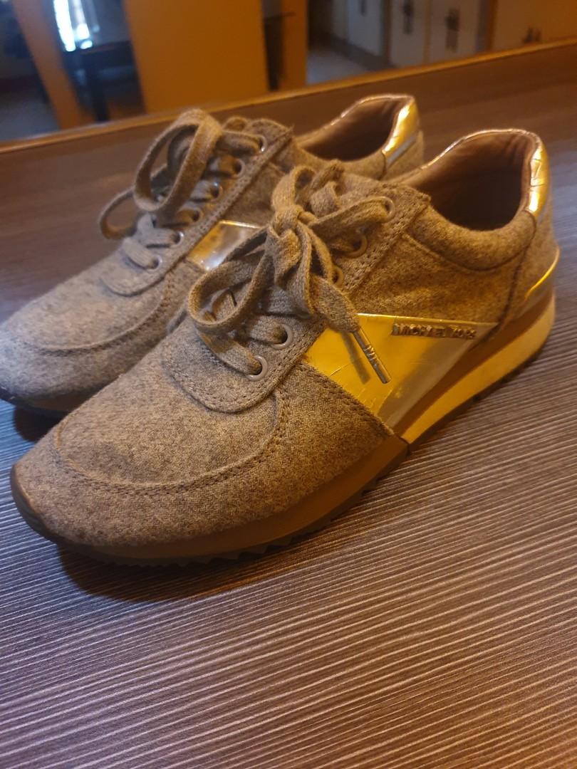 yellow michael kors shoes