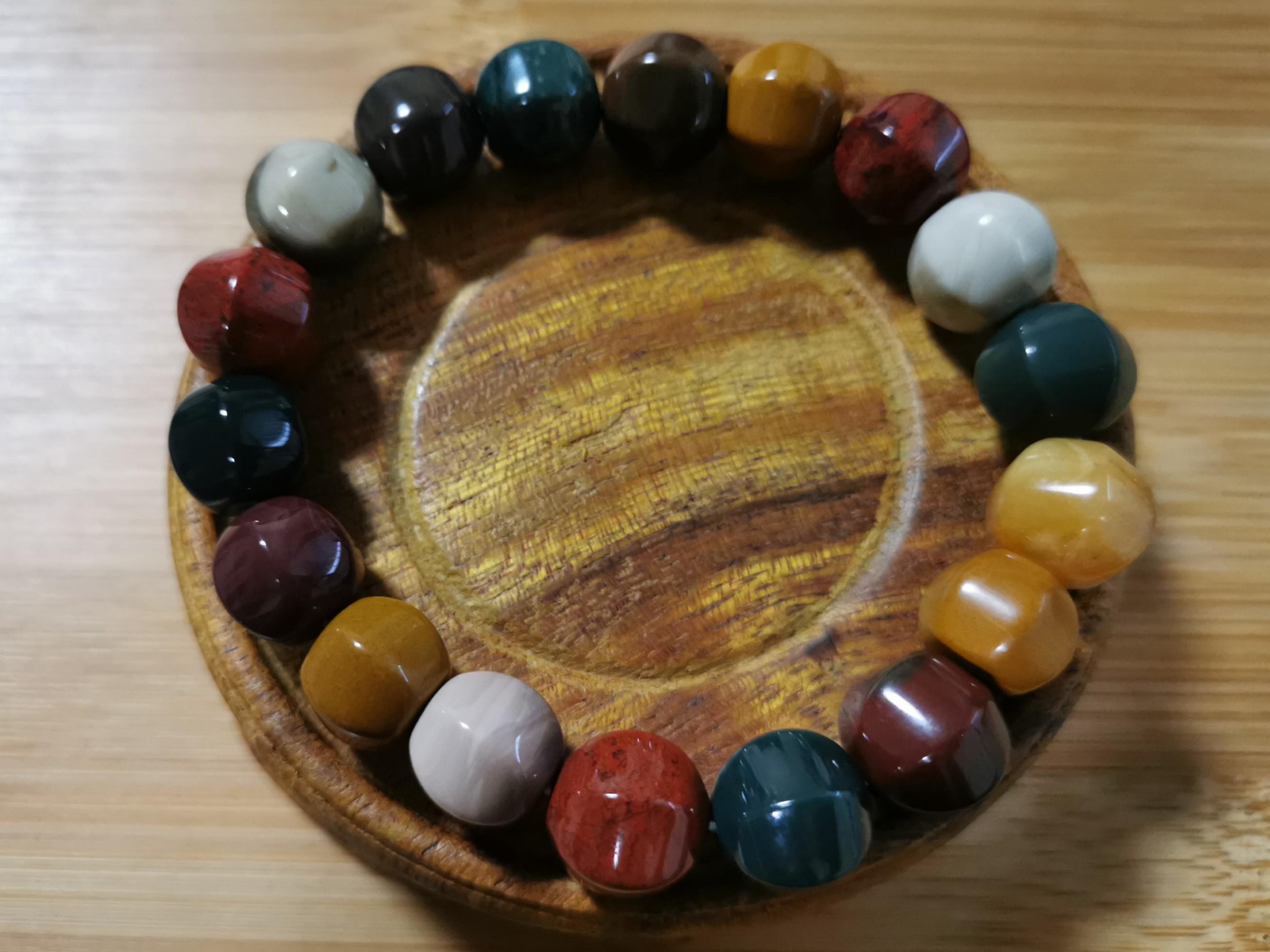 brown jade bracelet