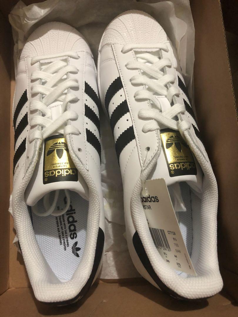 New Adidas Originals Superstar Trainers US10 UK9.5 EU44 Men s
