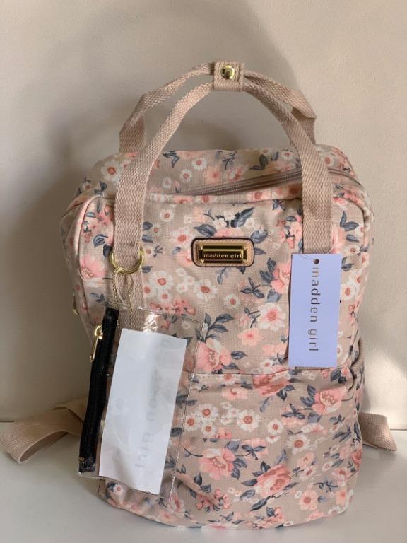 Madden girl floral discount backpack