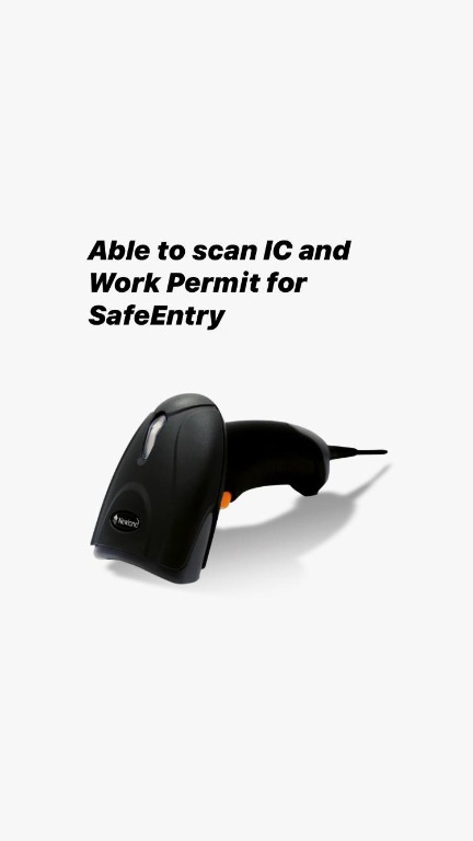 Newland HR21 2D Barcode Scanner for Safe Entry, Computers & Tech ...