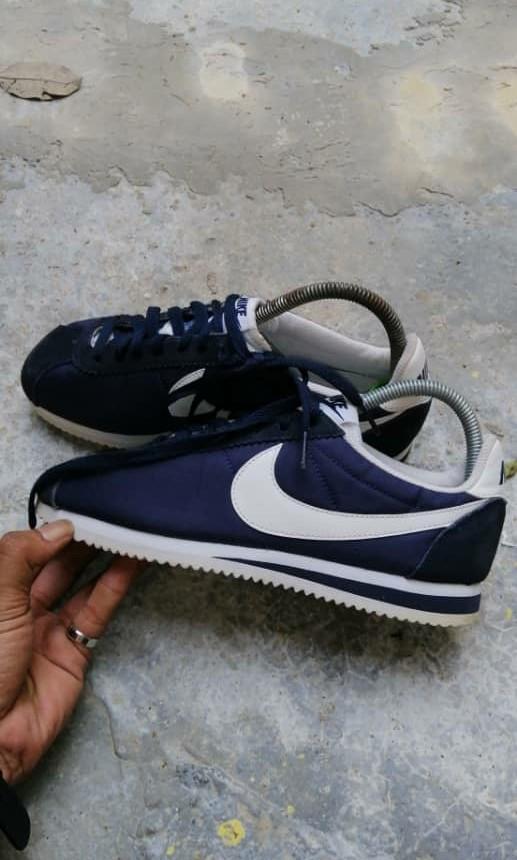 Cortez navy store blue suede