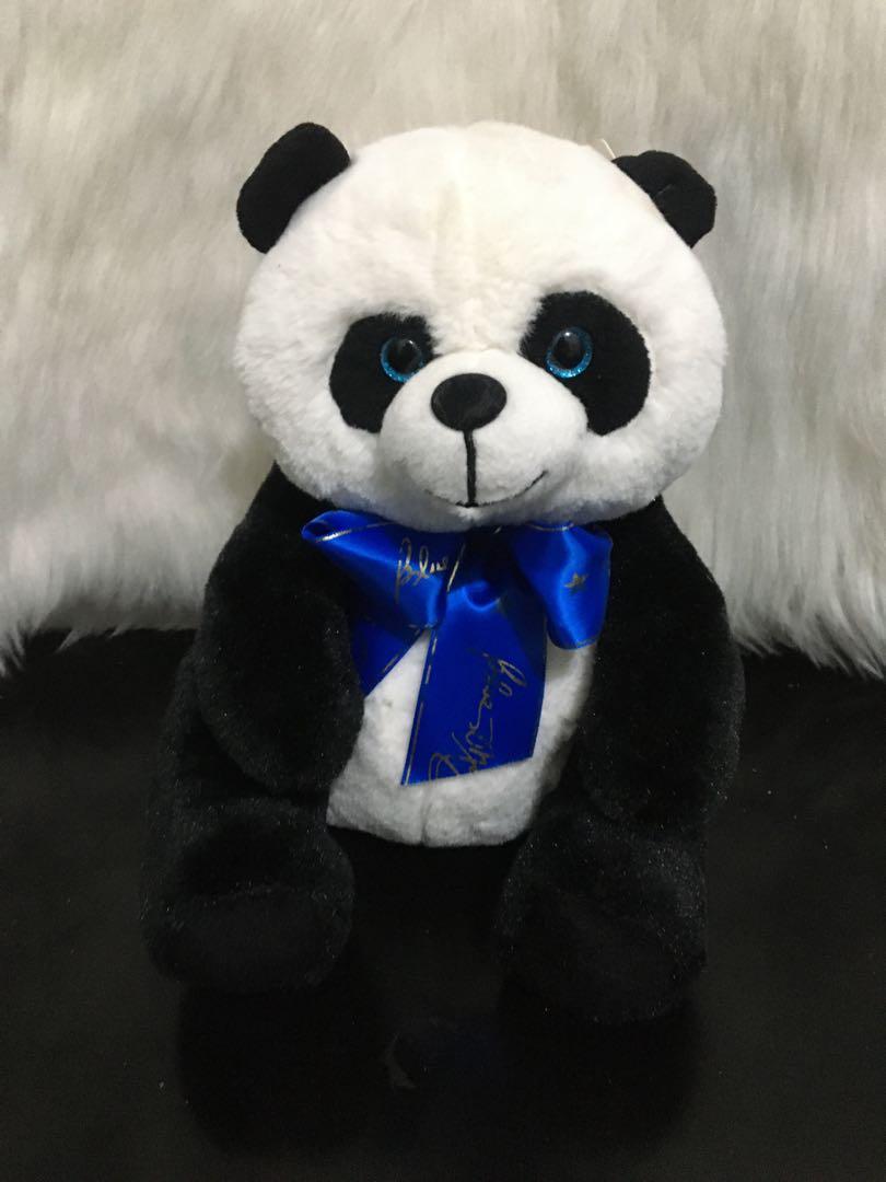 panda stuffed toy blue magic