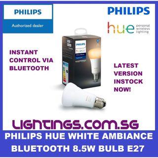 Philips Hue Bluetooth E27 8.5W Bulb & Starter kit