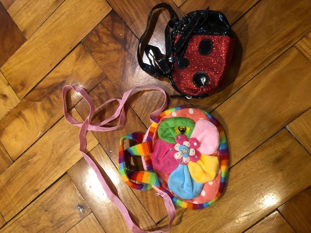 Plush Sling Bag plus Lady bug hand bag for kids (Category: Diaper Bags & Wetbags) located in Manila. Submitted by elcanto (Listing ID 1012593436, Image 1). Description: .