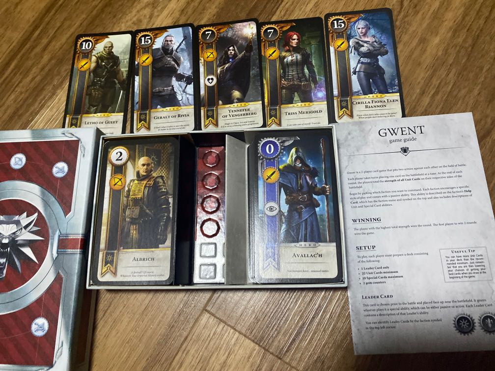 Rare Authentic Original Witcher 3 Gwent Cards 120 Pieces Hobbies Toys Toys Games On Carousell