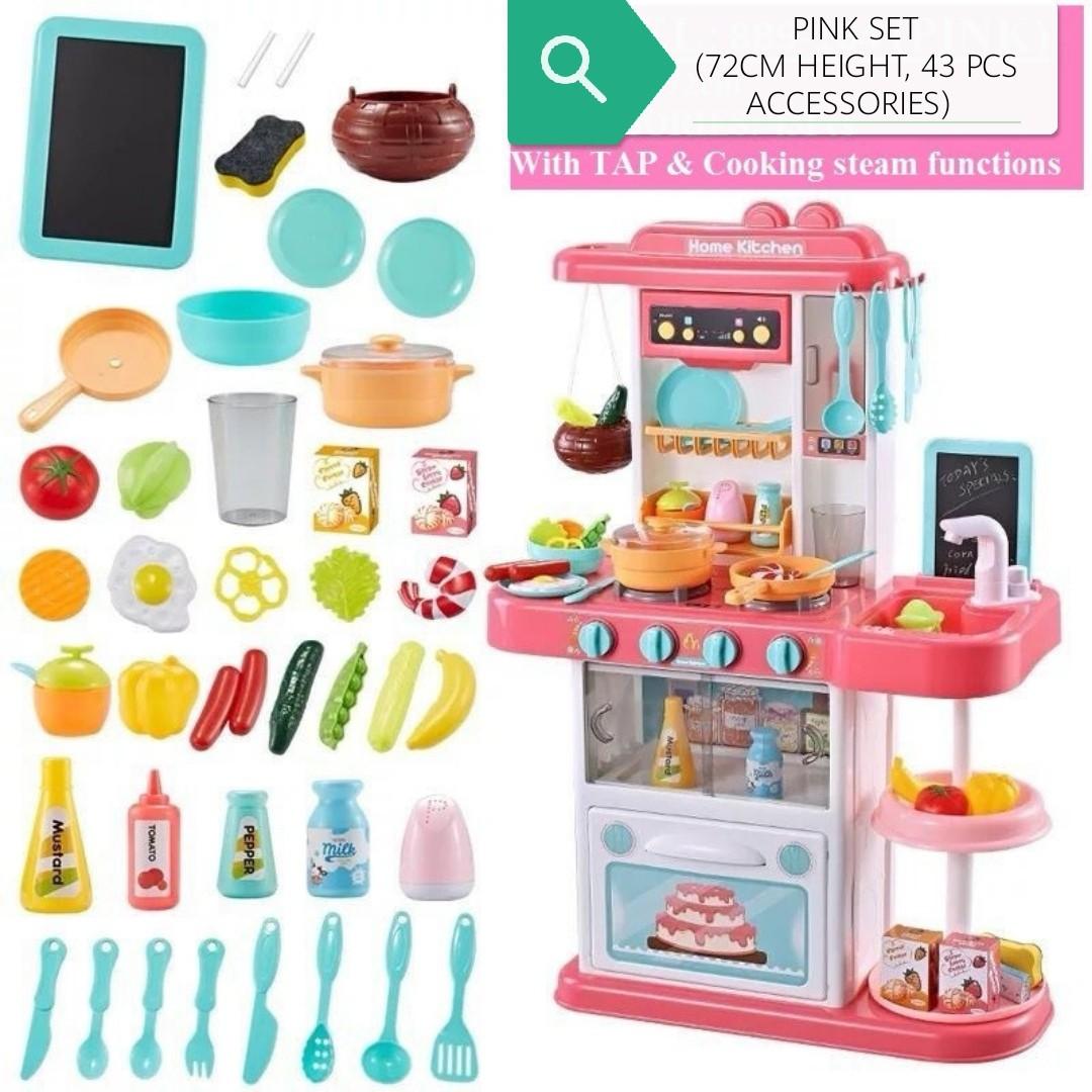 Realistic Pretend Play Kitchen Set Toys Games Bricks Figurines On Carousell