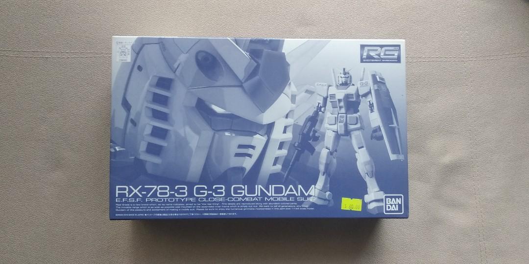 Rg Rx 78 3 G3 Gundam Hobbies Toys Toys Games On Carousell