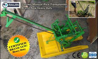 Rice Transplanter 2 Rows Manual Heavy Duty BNEW