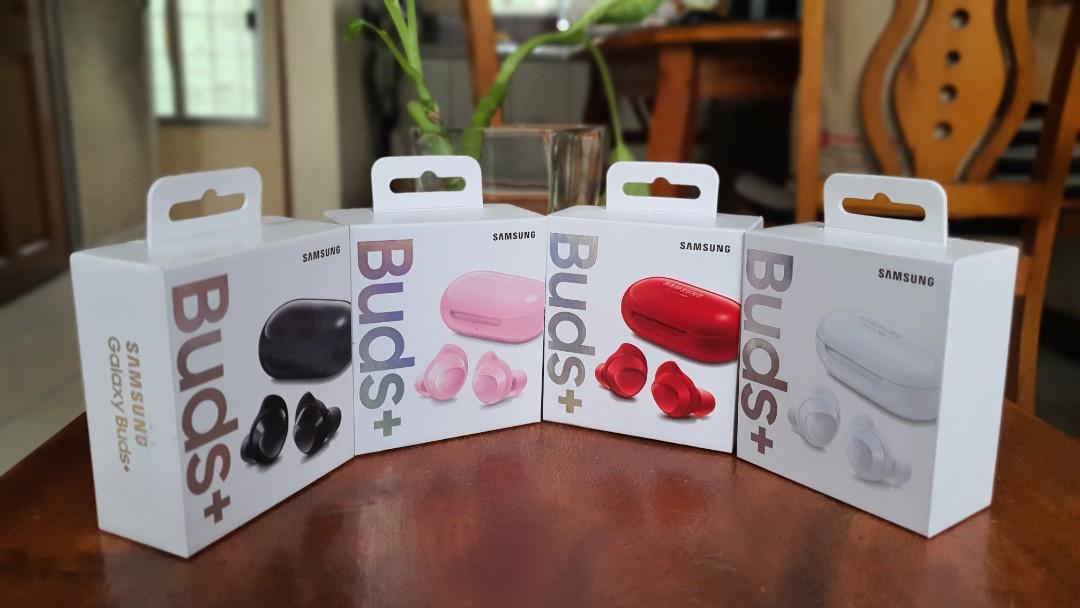 pink samsung buds plus