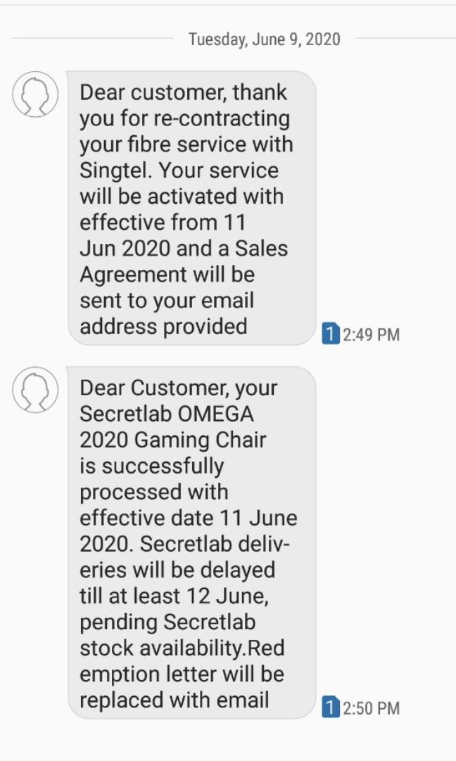 Singtel clearance fibre secretlab