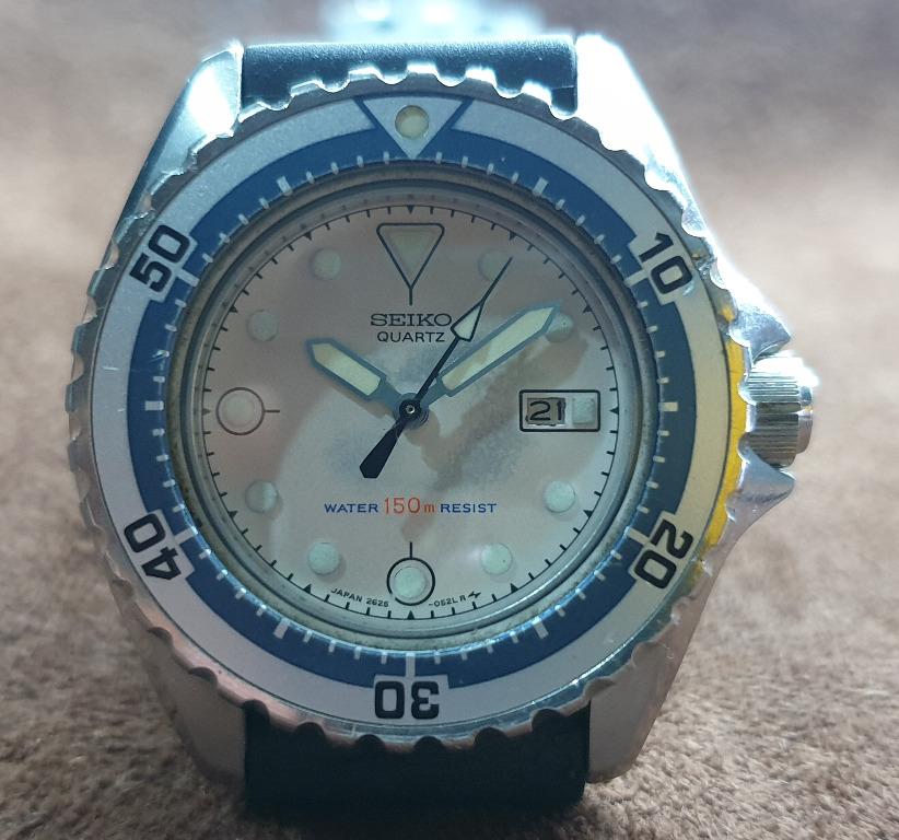 Seiko Quartz 2625-0170 JDM 150m Diver's Watch, Men's Fashion, Watches ...