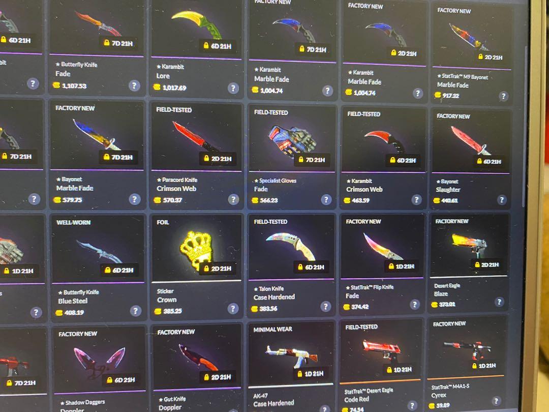 **UPDATED**Selling CSGO inventory (Knives skins howl