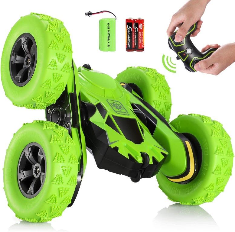 SGILE 4WD RC Stunt Car - 2.4Ghz 360° Flip Remote Control Truck Toy for