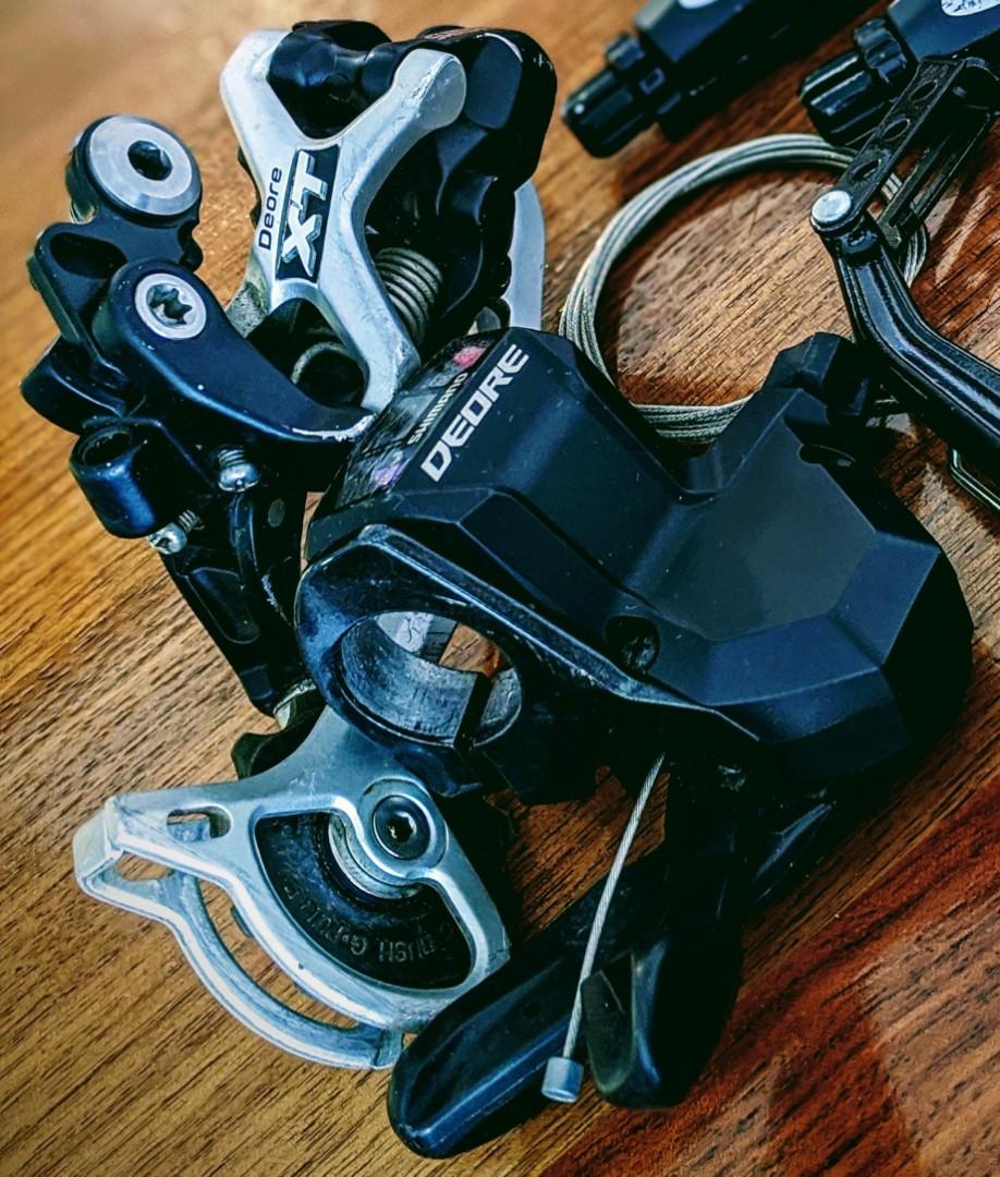 shimano deore xt 9 speed derailleur