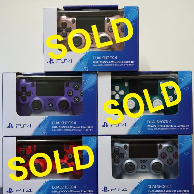 Sony Ps4 Dualshock 4 Limited Edition Controller Video Gaming