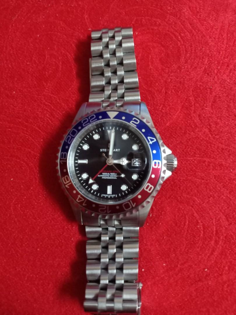 Steinhart GMT blue red Pepsi watch Steinhart GMT blue red Pepsi
