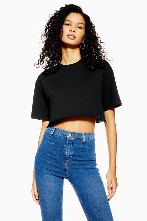 Topshop crop tee Outlet