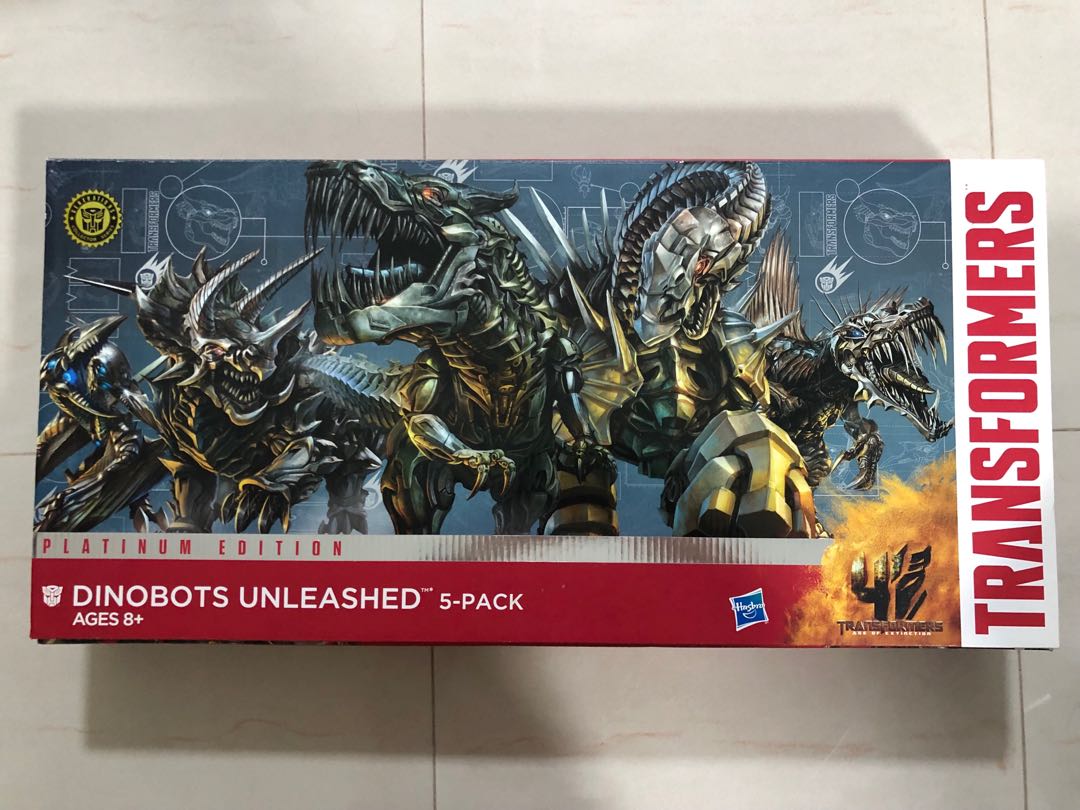 Transformers Age Extinction Dinobots Unleashed Set, Hobbies & Toys