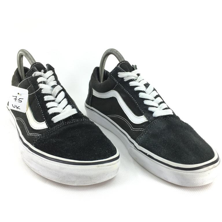 vans old skool black 7.5