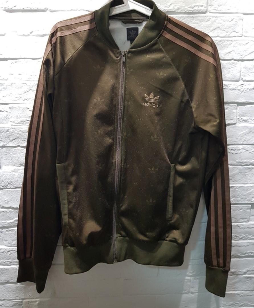 Adidas jacket clearance olive green