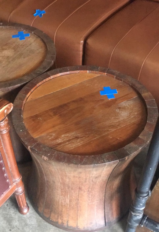 Vintage Barrel Table, Furniture & Home Living, Furniture, Tables & Sets