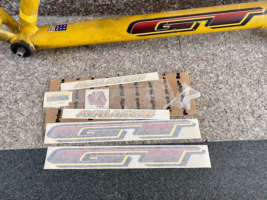 Vintage GT Avalanche MTB frame, Sports Equipment, Bicycles & Parts ...