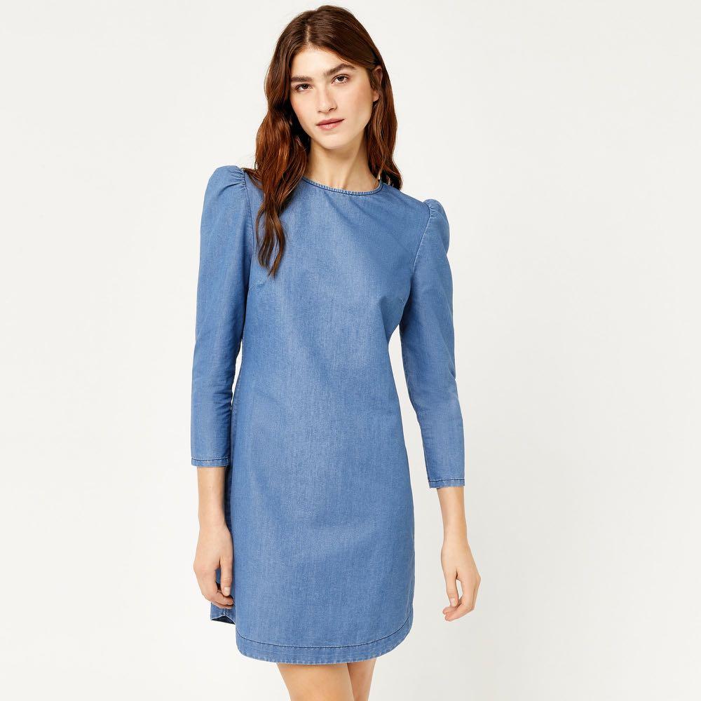 warehouse dresses denim