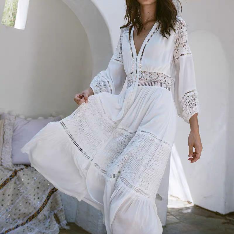 white beach dresses for women