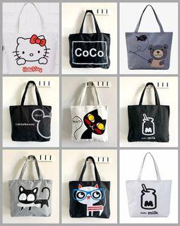 Women Tote Bag Karakter Lucu